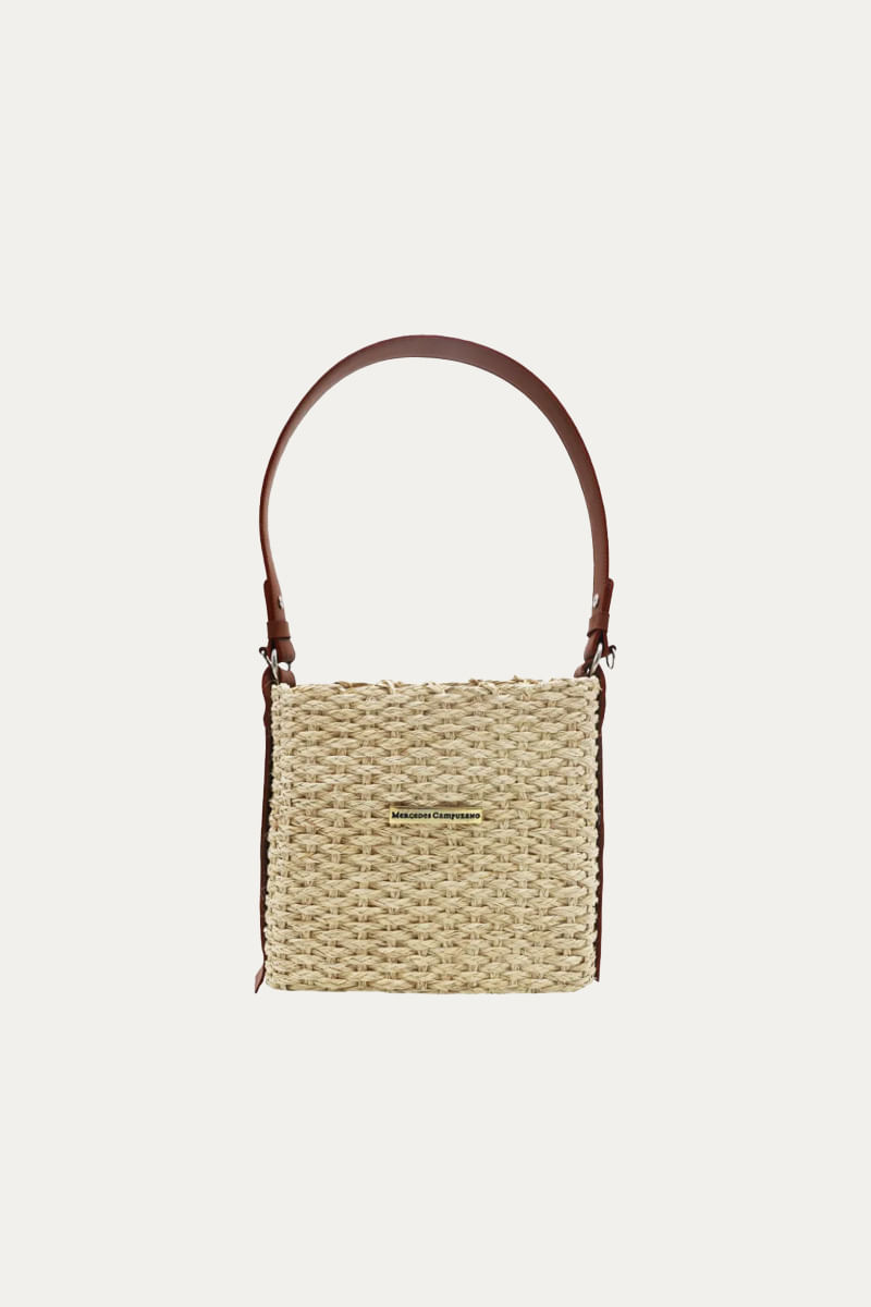 Cartera Basket Beige